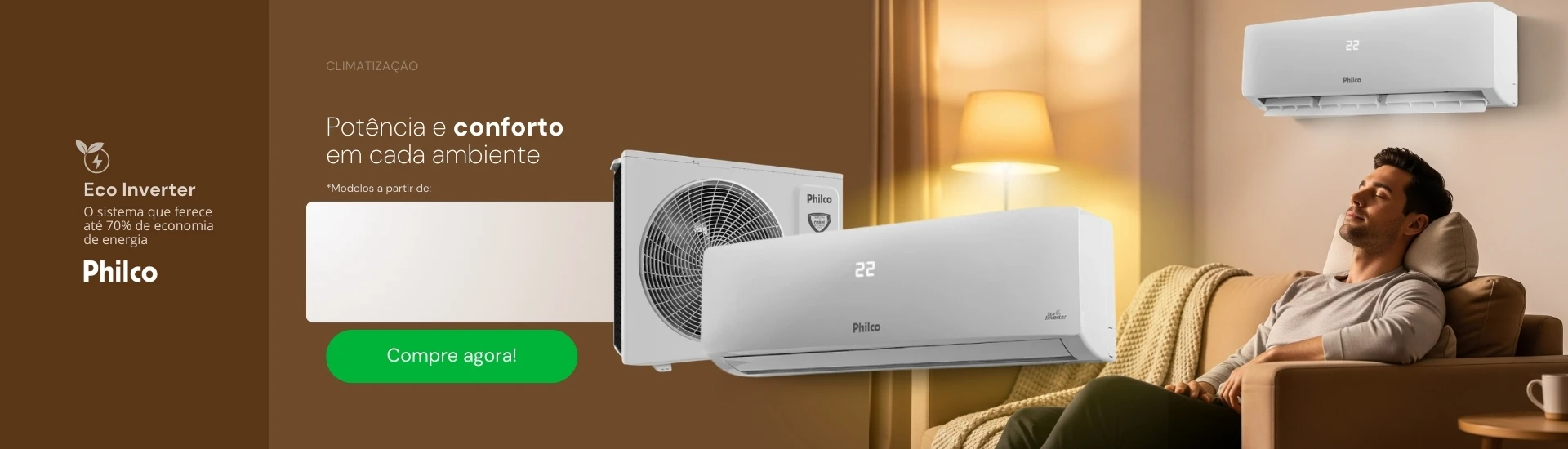 Conheça toda a linha de ar-condicionado Philco em oferta