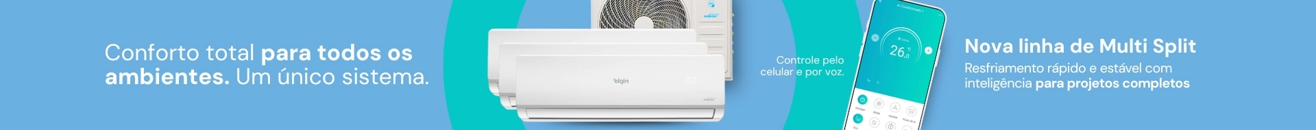 Lançamentos Multi Split Elgin em oferta!
