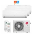 Ar Condicionado Multi Tri Split LG 21000 BTUs (2X7000+1X9000) Quente e Frio Inverter 220V Z3UW21GFB1.AWGZBR1